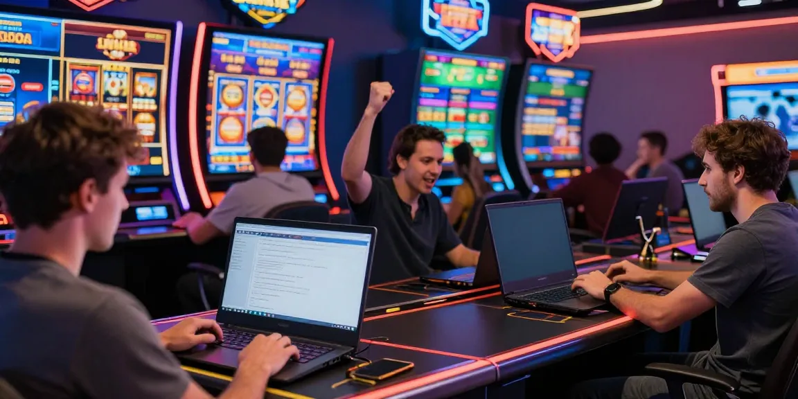 Engagement at nhà cái gem88 with players enjoying diverse gaming options in a vibrant online casino atmosphere.