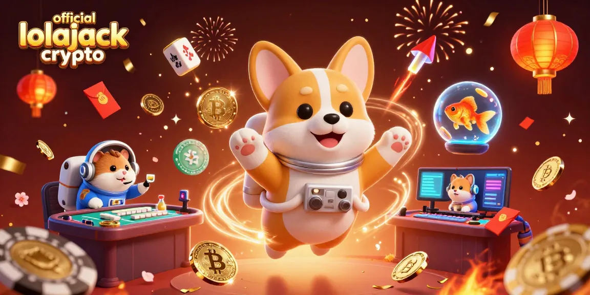 Experience thrilling gameplay at official lolajack crypto with a dynamic cosmic casino scene full of vibrant elements.