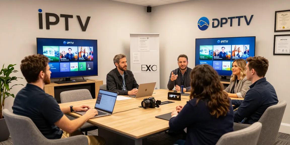Reliable IPTV reseller UK services in a professional office.