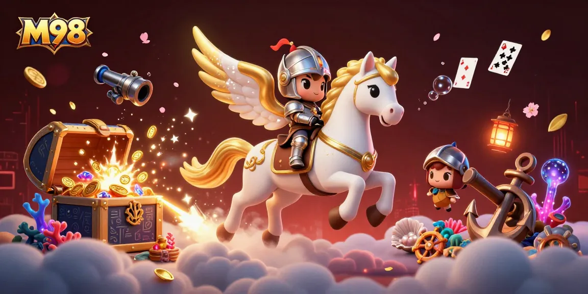 M98 transcends luck with a celestial journey into vibrant casino adventures.